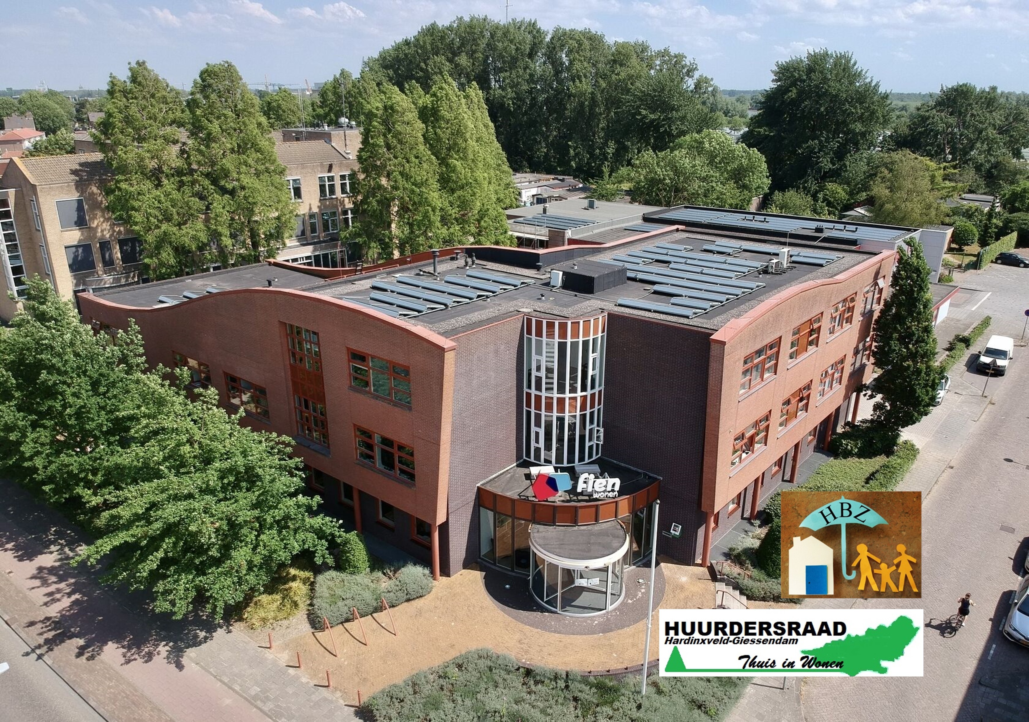 Fien Wonen met logos huurdersraden